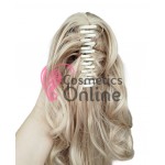 Extensie de par coada ondulata cu cleste 60 cm Blond Ash Cod 7151A-8885